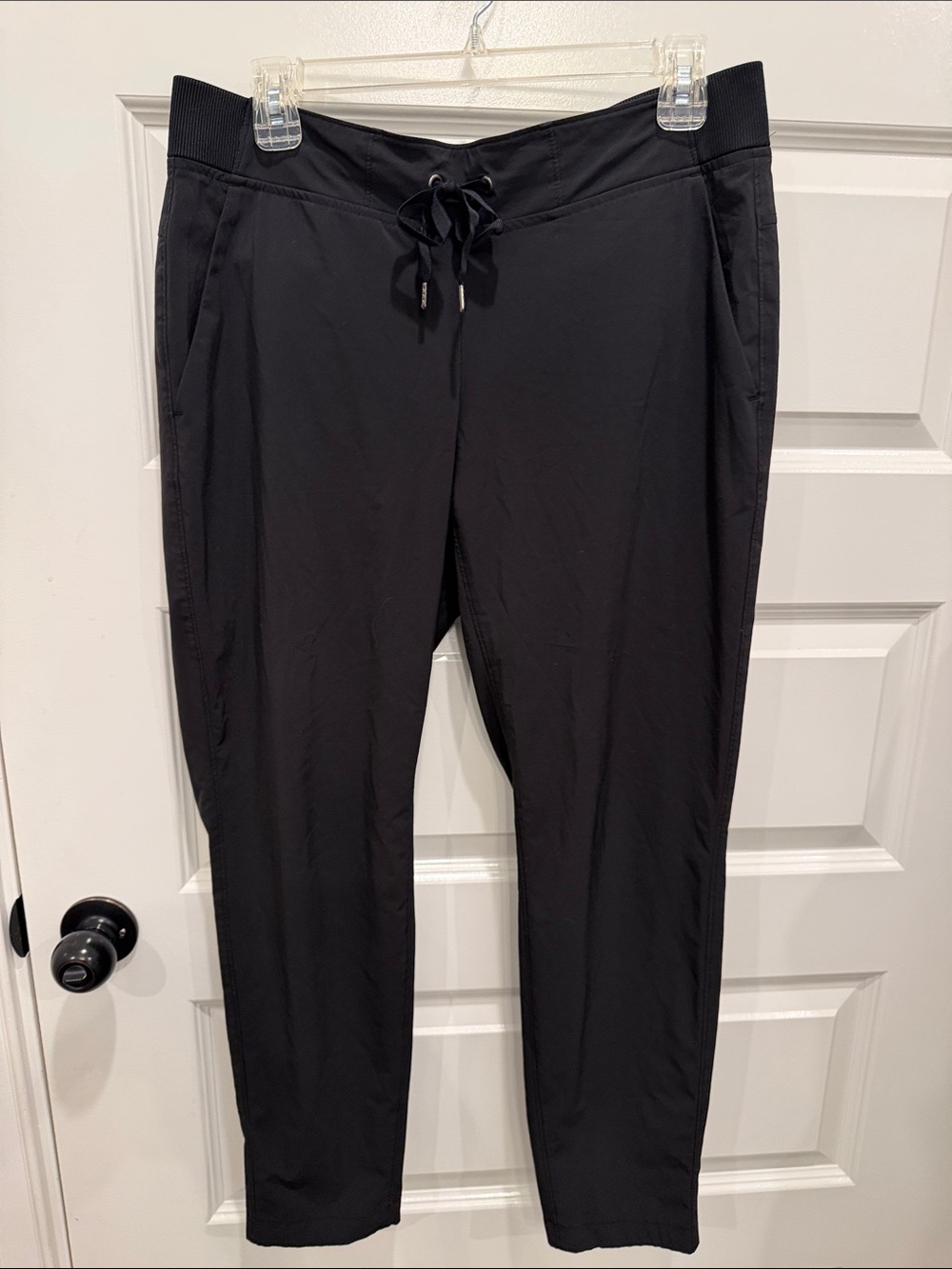Athleta Black Drawstring Track Pants